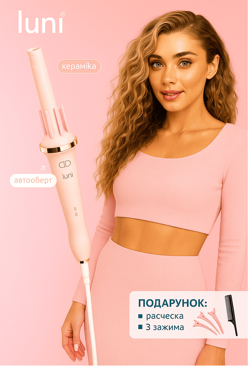 Плойка для волос Luni